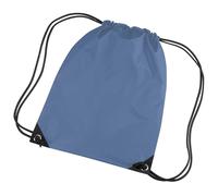 Bagbase Men's Premium Gymsac Water Resistant Bag (11 Litres) Pack of 2 in Duck Egg Blue Bagbase Duck Egg Blue