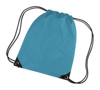 Bagbase Men's Premium Gymsac Water Resistant Bag (11 Litres) Pack of 2 in Mid Blue Bagbase Mid Blue