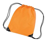 Bagbase Men's Premium Gymsac Water Resistant Bag (11 Litres) Pack of 2 in Pale Orange Bagbase Pale Orange