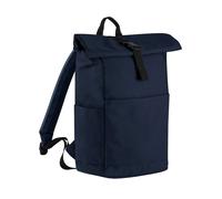 Bagbase Men's Premium Roll Top Backpack in Navy Bagbase Navy