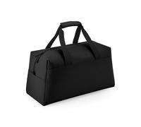 Bagbase Men's PU Duffle Bag in Black Bagbase Black One Size
