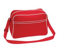 Bagbase Men's Retro Adjustable Shoulder Bag (18 Litres) in Red Bagbase Red