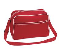 Bagbase Men's Retro Adjustable Shoulder Bag (18 Litres) in Red Bagbase Red