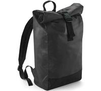 Bagbase Men's Roll Top Backpack in Black Bagbase Black