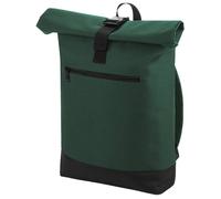 Bagbase Men's Roll Top Backpack in Bottle Green Bagbase Bottle Green