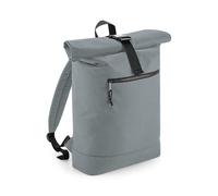 Bagbase Men's Roll-Top Backpack in Mid Grey Bagbase Mid Grey