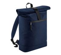 Bagbase Men's Roll Top Backpack in Navy Bagbase Navy