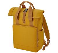 Bagbase Men's Roll Top Twin Handle Laptop Bag in Mustard Bagbase Mustard