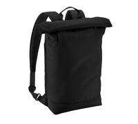 Bagbase Men's Simplicity Lite Roll Top Backpack in Black Bagbase Black
