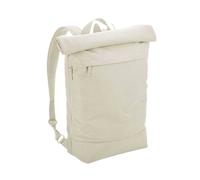 Bagbase Men's Simplicity Roll Top Backpack in Beige Bagbase Beige