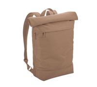 Bagbase Men's Simplicity Roll Top Backpack in Light Brown Bagbase Light Brown
