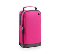 Bagbase Men's Sport Shoe Accessory Bag (8 Litres) Pack of 2 in Fuchsia Bagbase Fuchsia