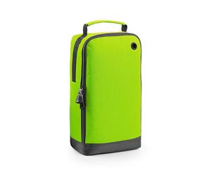 Bagbase Men's Sport Shoe Accessory Bag (8 Litres) Pack of 2 in Green Bagbase Green