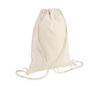 Bagbase Men's Sublimation Gymsac Drawstring Bag (5 Litres) in Off-White Bagbase Off-White