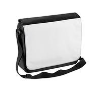 Bagbase Men's Sublimation Messenger Bag (9 Litres) in Black Bagbase Black