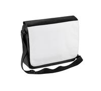 Bagbase Men's Sublimation Messenger Bag in Black Bagbase Black