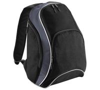 Bagbase Men's Teamwear Backpack Rucksack (21 Litres) in Jet Black Bagbase Jet Black