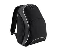 Bagbase Men's Teamwear Backpack Rucksack (21 Litres) Pack of 2 in Black Bagbase Black