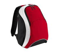 Bagbase Men's Teamwear Backpack Rucksack (21 Litres) Pack of 2 in Red Bagbase Red