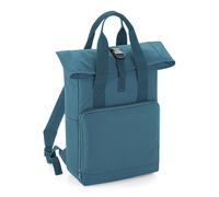 Bagbase Men's Twin Handle Roll-Top Backpack in Blue Bagbase Blue One Size