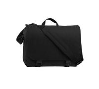 Bagbase Men's Two Tone Messenger Bag in Black Bagbase Black