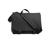 Bagbase Men's Two Tone Messenger Bag in Dark Grey Bagbase Dark Grey