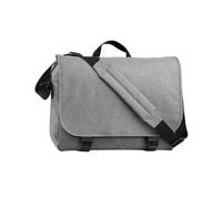 Bagbase Men's Two Tone Messenger Bag in Grey Bagbase Grey
