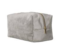 Bagbase Men's Velvet Accessory Bag 14cm x 14cm x 28cm in Grey | Size: 14 cm x 14 cm x 28 cm Bagbase Grey 14 cm x 14 cm x 28 cm