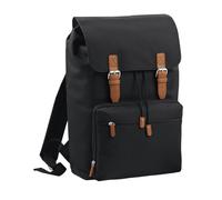 Bagbase Men's Vintage Laptop Backpack in Black Bagbase Black