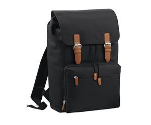 Bagbase Men's Vintage Laptop Backpack in Black Bagbase Black One Size