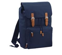 Bagbase Men's Vintage Laptop Backpack in Navy Bagbase Navy One Size