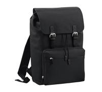 Bagbase Men's Vintage Laptop Backpack in True Black Bagbase True Black