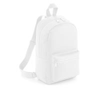Bagbase Men's Mini Essential Backpack Rucksack Bag in White Bagbase White