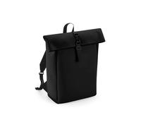 BagBase Minimalist Styling & Durable Matte PU Roll-Top Backpack