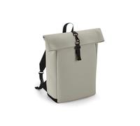 BagBase Minimalist Styling & Durable Matte PU Roll-Top Backpack