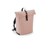 BagBase Minimalist Styling & Durable Matte PU Roll-Top Backpack