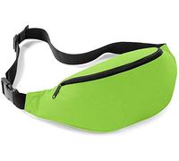 BAGBASE NEW BUM BAG BELT BAG 8 GREAT COLOURS - LIME(Size: One Size)
