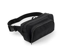 Bagbase Organiser Belt Waistpack Bag (2.5 Litres) in Black Bagbase Black One Size