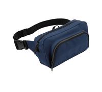 Bagbase Organiser Waist Bag in Navy Bagbase Navy One Size