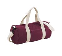 Bagbase Original Duffle Bag - Burgundy/Off White