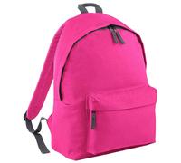 (One Size, Fuchsia/Graphite Grey) Bagbase Original Plain Backpack