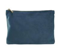 Bagbase Plain Velvet Pouch in Blue Topaz | Size: Small Bagbase Blue Topaz S
