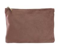 Bagbase Plain Velvet Pouch in Rose Quartz | Size: Small