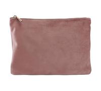 Bagbase - Polyester Velvet Accessory Pouch - Large Rose Quartz, Accessory Bag and Office Organiser for Men and for Women - Car Keys Pouch - Wash Bag