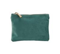 Bagbase - Polyester Velvet Accessory Pouch - Small Jade, Accessory Bag and Office Organiser for Men and for Women - Car Keys Pouch - Wash Bag