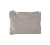 BagBase - Polyester Velvet Accessory Pouch - Small Moonstone, Accessory Bag and Office Organiser for Men and for Women - Car Keys Pouch - Wash Bag