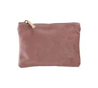 BagBase - Polyester Velvet Accessory Pouch - Small Rose Quartz Emerald, Accessory Bag and Office Organiser for Men and for Women - Car Keys Pouch - Wash Bag
