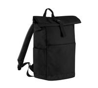Bagbase Men's Premium Roll Top Backpack in Black Bagbase Black