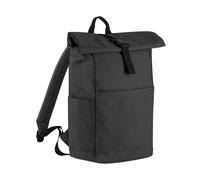 Bagbase Men's Premium Roll Top Backpack in Mid Grey Bagbase Mid Grey