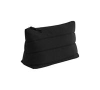 Bagbase Quilted Accessory Case - Black, Soft Quilted Fabric with Zippered Main Compartment, Recycled Materials, Hidden Zip Lining Access Made for Decoration, Multi-Purpose Pouch with Tearaway Label